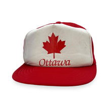 Load image into Gallery viewer, Vintage 80's OTTAWA Canada Souvenir Spellout Graphic Mesh Trucker Baseball Cap