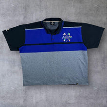 Load image into Gallery viewer, Guinness Six Nations Rugby Embroidered Black Blue Grey Short Sleeve Polo Shirt