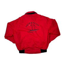 Load image into Gallery viewer, Vintage GANT USA “America’s Cup” Embroidered Spellout Reversible Bomber Jacket