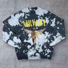 Load image into Gallery viewer, H&M x Nirvana In Utero Alternative Rock Grunge Band Tie Dye Sweatshirt