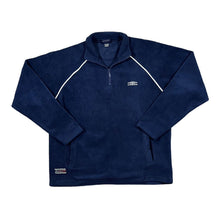 Load image into Gallery viewer, Early 00's UMBRO Classic Embroidered Mini Logo 1/4 Zip Pullover Fleece Sweatshirt