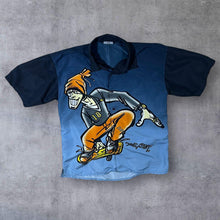 Load image into Gallery viewer, Early 00's Douhan "Brain Storm" Skater Hip Hop Y2K Graphic Open Collar Shirt
