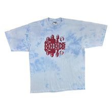 Load image into Gallery viewer, Early 00's Jerzees THE DATSUNS Garage Hard Rock Music Band Graphic Tie Dye T-Shirt