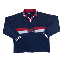 Load image into Gallery viewer, Early 00's S.OLIVER Spellout Graphic Mesh Panel Collared Sweatshirt