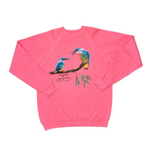 Load image into Gallery viewer, Vintage 90's Hanes SUSANNAH HALL Bird Animal Nature Wildlife Hand Painted Crewneck Sweatshirt
