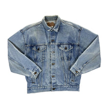 Load image into Gallery viewer, Vintage LEVI'S Red Tab Classic Blue Denim Trucker Bomber Jacket
