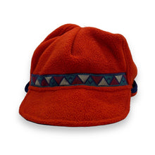 Load image into Gallery viewer, Vintage 90's AMI CHAUD Polartec Patterned Ribbon Fleece Trapper Hat
