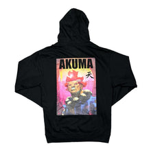Load image into Gallery viewer, Capcom STREET FIGHTER "Akuma" Fighting Video Game Spellout Graphic Pullover Hoodie
