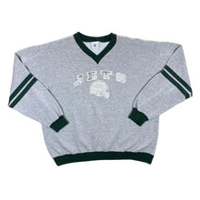 Load image into Gallery viewer, Early 00's NFL NEW YORK JETS Football Big Logo Spellout Graphic V-Neck Sweatshirt