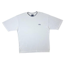 Load image into Gallery viewer, Umbro Classic Embroidered Mini Logo White Cotton Polyester Short Sleeve T-Shirt