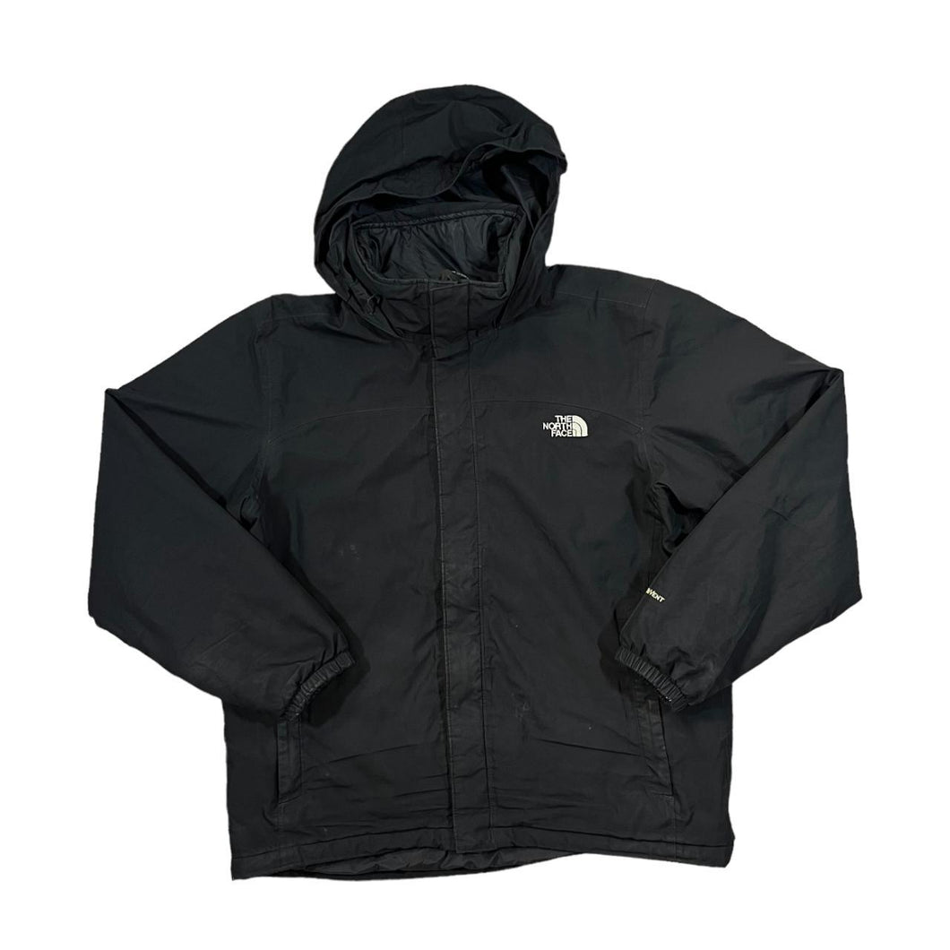 THE NORTH FACE TNF HyVent Classic Black Hooded Windbreaker Outdoor Hiking Jacket