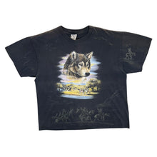 Load image into Gallery viewer, Vintage 90's CMJ Wolf Native American All-Over Print Single Stitch T-Shirt