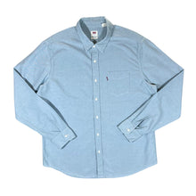 Load image into Gallery viewer, LEVI'S Red Tab "Standard" Classic Blue Long Sleeve Cotton Shirt