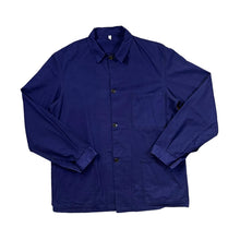 Load image into Gallery viewer, Vintage 90's Classic French Style Workwear Chore Skater Navy Blue Cotton Jacket