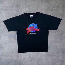 Load image into Gallery viewer, Vintage 90’s Planet Hollywood “St. Louis” Souvenir Spellout Graphic Black T-Shirt