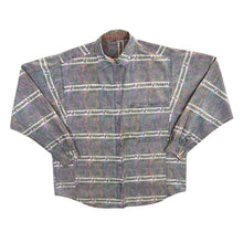 Load image into Gallery viewer, Vintage 90's Floral Flower Multi Colour Patterned Cotton Long Sleeve Shirt
