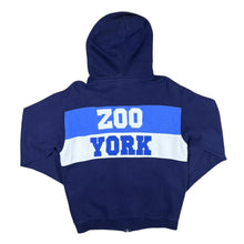 Load image into Gallery viewer, ZOO YORK Colour Block Embroidered Spellout Skater Zip Hoodie