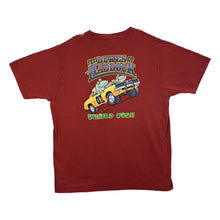 Load image into Gallery viewer, WEIRD FISH "The Dukes Of Haddock" Parody Spellout Graphic Red T-Shirt