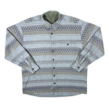 Load image into Gallery viewer, Vintage 90's Crazy Abstract Patterned Long Sleeve Flannel Shirt