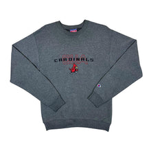 Load image into Gallery viewer, Early 00's Champion CUA CARDINALS Embroidered College Spellout Crewneck Sweatshirt