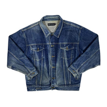 Load image into Gallery viewer, Early 00's PETROLEUM DENIM Faded Blue Denim Trucker Jacket