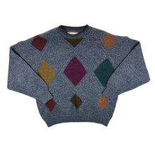 Load image into Gallery viewer, Vintage The Sweater Shop Grattan Argyle Check Knit Acrylic Wool Jumper Sweater