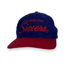 Load image into Gallery viewer, Vintage 90's Sports Specialties NBA PHILADELPHIA SIXERS 76ers Pinstriped Basketball Baseball Cap