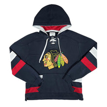 Load image into Gallery viewer, Early 00's CCM NHL Chicago Blackhawks Embroidered Ice Hockey Pullover Hoodie
