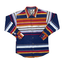 Load image into Gallery viewer, Vintage TIPICOSI STYLE Colour Block Multi Striped Long Sleeve Cotton Shirt