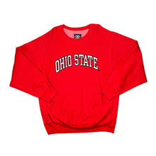 Load image into Gallery viewer, Early 00's Steve & Barry's NCAA OHIO STATE BUCKEYES Embroidered College Spellout Heavyweight Crewneck Sweatshirt