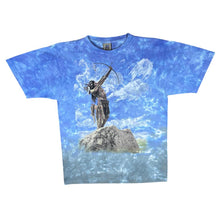 Load image into Gallery viewer, Vintage LIQUID BLUE (2002) Native American Graphic Blue Tie Dye T-Shirt