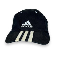Load image into Gallery viewer, Vintage ADIDAS Classic Three Stripe Embroidered Logo Black Baseball Cap