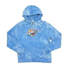 Load image into Gallery viewer, NBA OKC THUNDER Okalahoma City Basketball Logo Spellout Graphic Tie Dye Pullover Hoodie