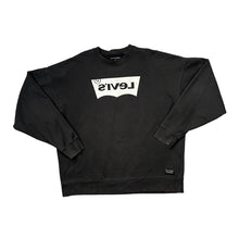 Load image into Gallery viewer, LEVI'S LINE 8 Classic White Tab Logo Spellout Graphic Crewneck Sweatshirt