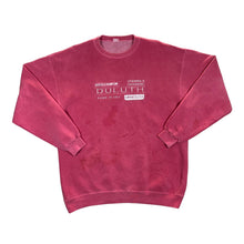 Load image into Gallery viewer, Vintage PROPERTY OF DULUTH "Minnesota" Embroidered Souvenir Spellout Red Sweatshirt