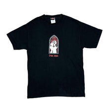 Load image into Gallery viewer, Early 00's IRON MAN CLOTHING "Iron Man" Gothic Satanic Nun Horror Spellout Graphic T-Shirt