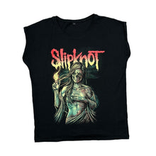 Load image into Gallery viewer, SLIPKNOT Gothic Logo Spellout Alternative Heavy Metal Band Sleeveless T-Shirt