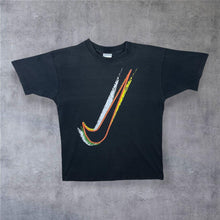 Load image into Gallery viewer, Vintage Nike Abstract Big Swoosh Logo Graphic Black Single Stitch T-Shirt