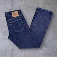 Load image into Gallery viewer, Levi's 514 Red Tab Slim Straight Dark Blue Denim Jeans