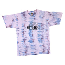Load image into Gallery viewer, Vintage 90's MYRTLE BEACH "South Carolina" Embroidered Souvenir Dolphin Tie Dye Single Stitch T-Shirt