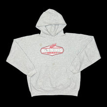 Load image into Gallery viewer, NHL DETROIT RED WINGS Ice Hockey Logo Spellout Graphic Pullover Hoodie