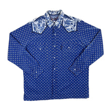 Load image into Gallery viewer, Vintage 90's ATELIER PROVINCAL Floral Paisley Pearl Snap Western Cowboy Long Sleeve Shirt