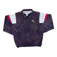 Load image into Gallery viewer, Vintage PUMA Embroidered Mini Logo Tie Dye 1/4 Zip Pullover Sweatshirt