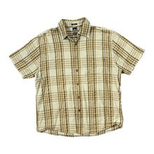 Load image into Gallery viewer, OAKLEY "True Fit" Surfer Skater Plaid Check Short Sleeve Cotton Shirt