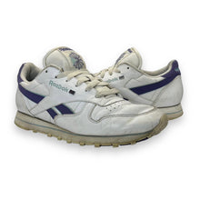 Load image into Gallery viewer, REEBOK Classics White Purple Sneakers Shoes Trainers