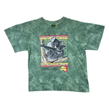 Load image into Gallery viewer, Vintage 90's SAVE THE HABITAT Australia "The Koala" Wildlife Souvenir Graphic Tie Dye T-Shirt