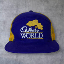 Load image into Gallery viewer, Vintage Cadbury World Embroidered Souvenir Mesh Trucker Baseball Cap