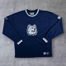 Load image into Gallery viewer, Vintage Lee Sport NCAA Uconn Huskies Embroidered College Navy Blue Sweatshirt
