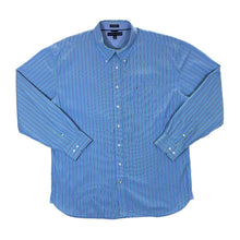 Load image into Gallery viewer, Early 00's TOMMY HILFIGER "80's 2 Ply Fabric" Multi Striped Long Sleeve Button-Up Cotton Shirt