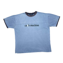 Load image into Gallery viewer, Early 00's Springfield CASH MACHINE Novelty Spellout Graphic Ringer T-Shirt
